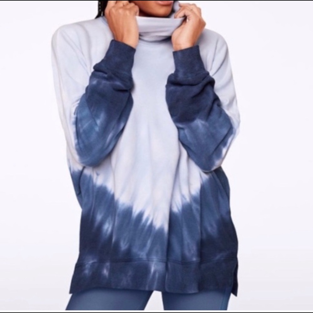 Victoria’s Secret PINK Tie Dye Cowl Neck Oversized Sweatshirt